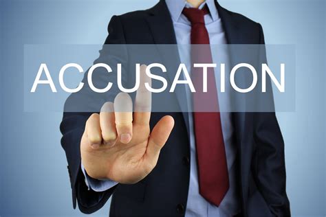 accusion|accusation .